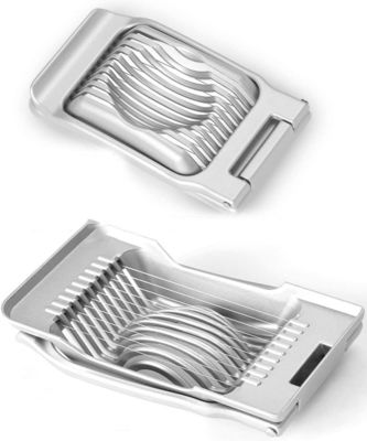 Vorräte Küchenwerkzeuge Handheld Metall Eier Schneider Edelstahldraht Eierschneider für hartgekochte Eier