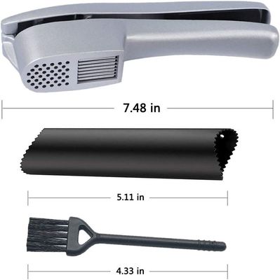 2 in 1 Ginger Chopper Aluminiumlegierung Knoblauchpresse und Knoblauchschneider mit benutzerdefiniertem Logo