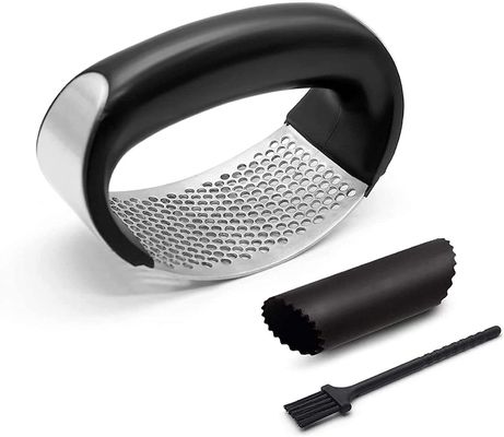 Bestseller Hot Garlic Press Peeler Manuelle Edelstahl für Obst- und Gemüsewerkzeuge