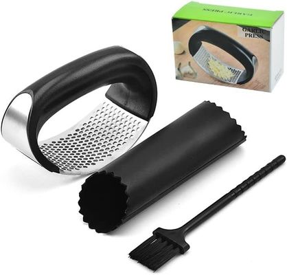 Bestseller Hot Garlic Press Peeler Manuelle Edelstahl für Obst- und Gemüsewerkzeuge