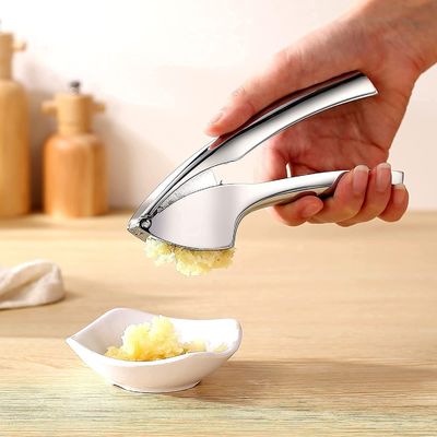 Zinklegierung aus Edelstahl Handpresse Knoblauchpresse Handpresse für Küchengeräte
