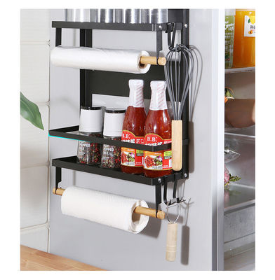 Magnetische Regale für die Speisenlagerung aus Kohle, Stahl und Holz