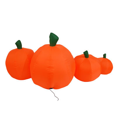 2.2m Lang Outdoor Indoor Halloween Aufblasbare Kürbissen Dekorationen mit LED-Leuchten