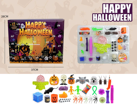 Zeichentrickfilm Fidget Squishy Toy 18pcs 24pcs Blind Box Halloween Spielzeug Squeeze Spielzeug für Kinder