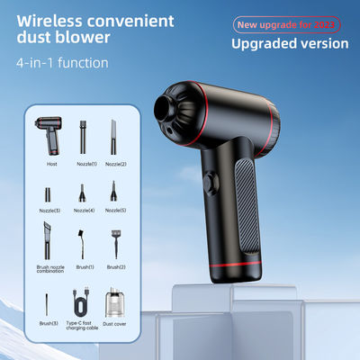 Leistungsstarker Staubsauger 4 in 1 mit 6000PA-Saug-LED-Leuchten und USB-Stromquelle