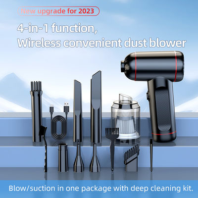 Leistungsstarker Staubsauger 4 in 1 mit 6000PA-Saug-LED-Leuchten und USB-Stromquelle