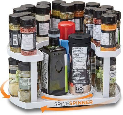 Home Kosmetik-Speichergötter ABS-Rotationsregal Schrank-Organisator mit individuellem Logo