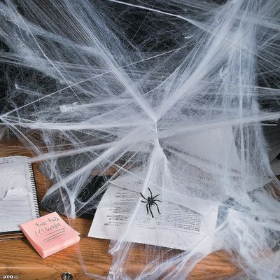 Anpassbare Streck-Halloween-Spinnenweb-Szene-Requisiten für Spukhaus