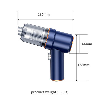 12V-Haushalts-Portable Handheld-Auto-Staubsauger mit Licht- und Saugfunktion