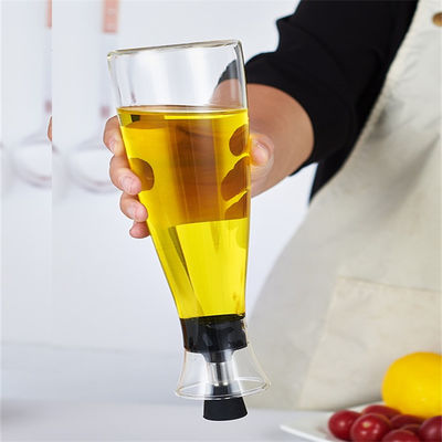650 ml/400 ml Glas-Flaschen für Öl- und Essig-Dispenser ohne Tropfentwicklung für die Küche