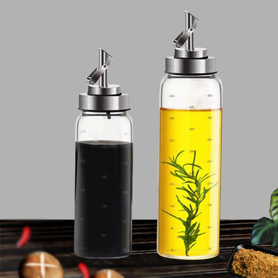 Edelstahl Glas Ölflasche und Essig Dispenser Flasche 17 Oz zum Backen Frittieren