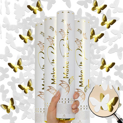60cm Geschlecht offenbaren Confetti Cannon Popper Rauchpulver Confetti Sticks für Partysupplies