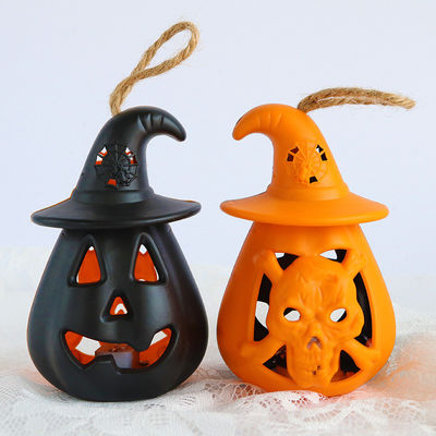 Kreative Verzierungen Halloween Dekoration Leuchter Kürbis LED Elektronische Kerzenlampe