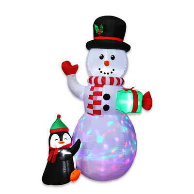 Polyester Party Dekorationen Ornamente mit LED-Weihnachtslichtern Weihnachtsmann navidad