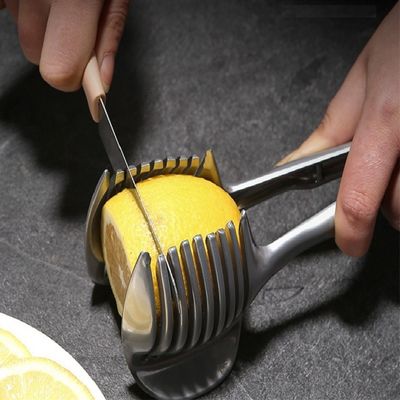 Früchte schneiden Maschine 304 Edelstahl Handgelenk Küchengerät Tomaten schneiden Zitrone Schneider