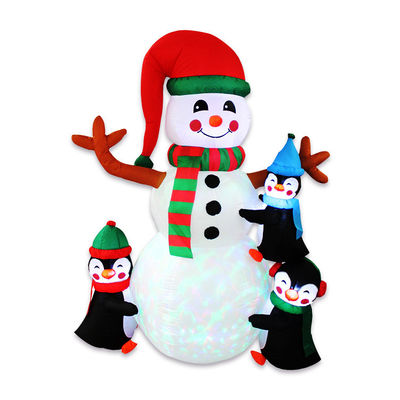 Party und Weihnachtsdekoration LED-Leuchten Aufblaser Weihnachtsmann mit individuellem Logo