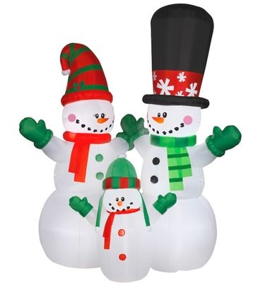 Party und Weihnachtsdekoration LED-Leuchten Aufblaser Weihnachtsmann mit individuellem Logo