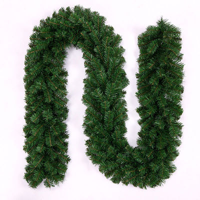 Weihnachtsbanner aus Rattan mit LED-Leuchten und individuellem Logo