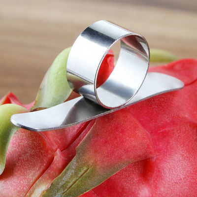 430 Edelstahlring Mini Größe Fruchtpeeler Küchen Gadget Handbuch Orange Peeler Sliver