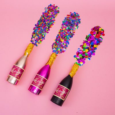 Custom Logo Champagner Flasche Party Popper Die ultimative Jahresfeier Zubehör
