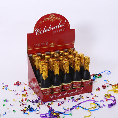 Custom Logo Champagner Flasche Party Popper Die ultimative Jahresfeier Zubehör