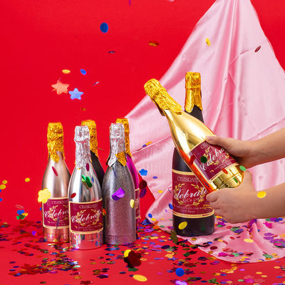 Custom Logo Champagner Flasche Party Popper Die ultimative Jahresfeier Zubehör
