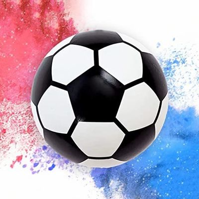 Geschlecht offenbaren Requisiten Confetti Pulverfüllgerät 14*14*14cm Fußball für Babyfeiern