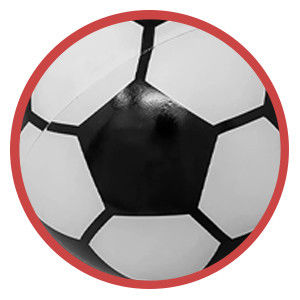 Geschlecht offenbaren Requisiten Confetti Pulverfüllgerät 14*14*14cm Fußball für Babyfeiern