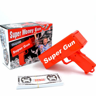 18.5cmX8cmX17.5cm Plastikstrahl-Geldpistole für Hochzeitsbar-Spiel Atmosphärische Requisiten