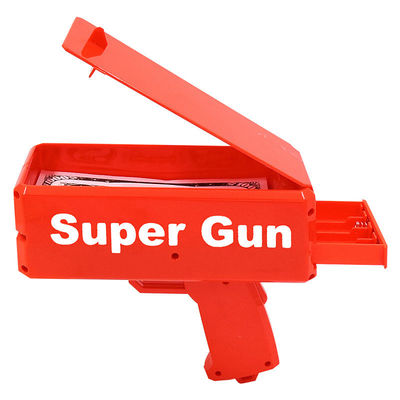 18.5cmX8cmX17.5cm Plastikstrahl-Geldpistole für Hochzeitsbar-Spiel Atmosphärische Requisiten