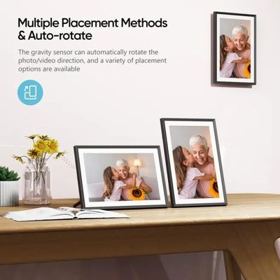 Lieferung Großhandel 10 Zoll 16g WLAN LCD Cloud Video Herunterladen Frameo Digital Foto Bildrahmen