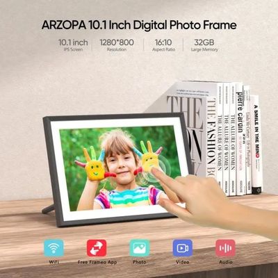 Lieferung Großhandel 10 Zoll 16g WLAN LCD Cloud Video Herunterladen Frameo Digital Foto Bildrahmen