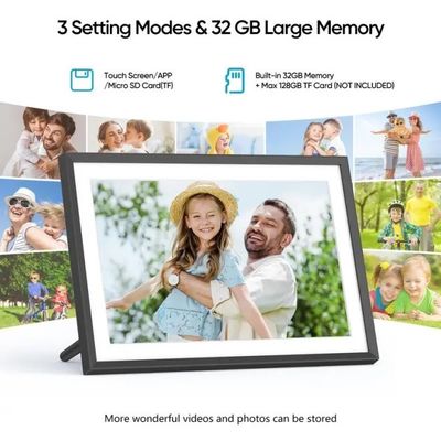 Lieferung Großhandel 10 Zoll 16g WLAN LCD Cloud Video Herunterladen Frameo Digital Foto Bildrahmen