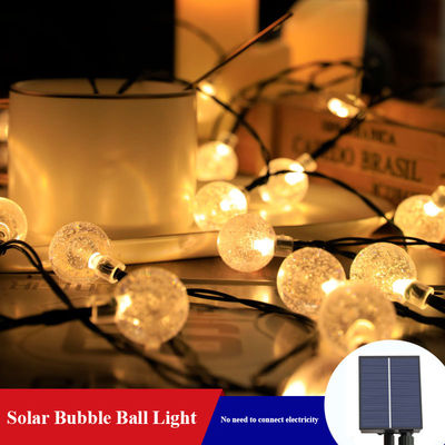 Fernbedienung Blasenkugel Solarstring Lichter für Garten Bistro Cafe Hinterhof Urlaub