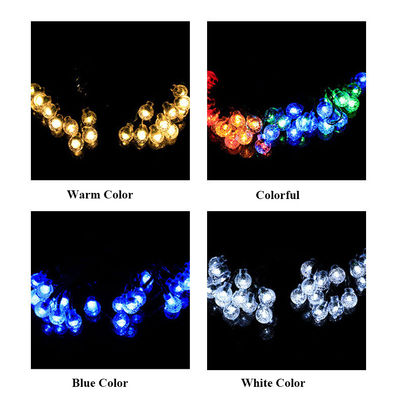 Fernbedienung Blasenkugel Solarstring Lichter für Garten Bistro Cafe Hinterhof Urlaub