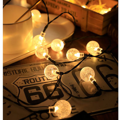 PVC warme weiße klare Vintage-Lampen Girlande Lichter für Feen Hochzeitsdekoration 5-102m