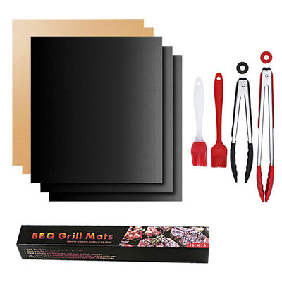Grillmatte für das Grillen ohne Klebstoff, Backmatte, feuerfeste Holzkohle, Glasfaser, Eiwerkzeuge zum Kochen