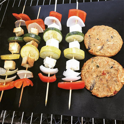 Grillmatte für das Grillen ohne Klebstoff, Backmatte, feuerfeste Holzkohle, Glasfaser, Eiwerkzeuge zum Kochen