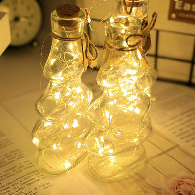 7/22/32m Wasserdicht LED Solar Kupferdraht Weihnachtsbaumleuchten mit PVC Material Warm