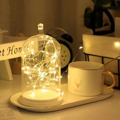 Weihnachtshochzeitsstringlampen 7-102m wasserdicht warme weiße Batterie/USB/Solarbetrieb