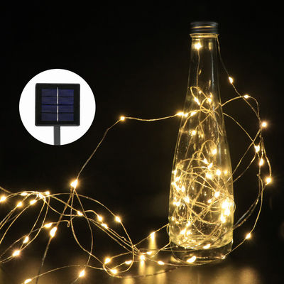 Weihnachtshochzeitsstringlampen 7-102m wasserdicht warme weiße Batterie/USB/Solarbetrieb