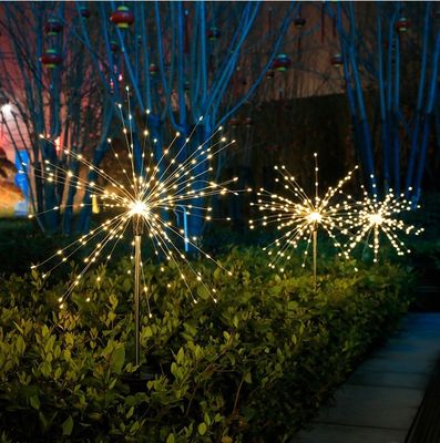 IP65-Qualifizierte Sonnenlampen für Rasenflächen, Feuerwerkskörper für Urlaubsdekoration