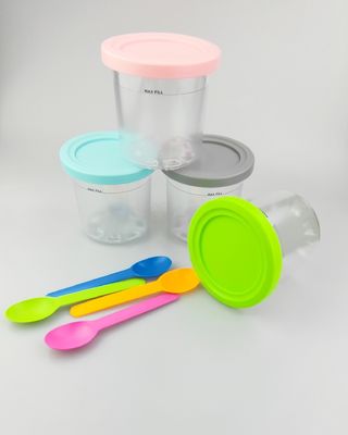 4 Stück 600 ml Eisbehälter für NC299AMZ NC300s Serie Wiederverwendbar und umweltfreundlich