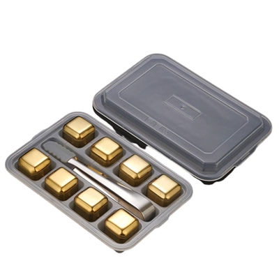 304 Edelstahl Whiskey Stein Geschenk Set 8 Stück pro Set für Kühlwein