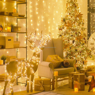 Außenwasserdicht 300m Lila LED Feenlichter String Girlande für Weihnachtsfeiertage Dekoration