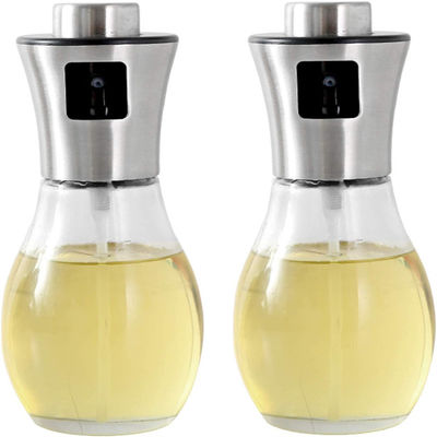 Bequeme und langlebige Ölflasche Spray 165ml Glas Öl Spray Flasche zum Kochen Salat BBQ