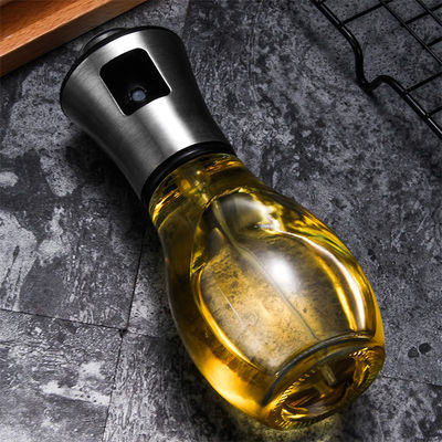 Bequeme und langlebige Ölflasche Spray 165ml Glas Öl Spray Flasche zum Kochen Salat BBQ