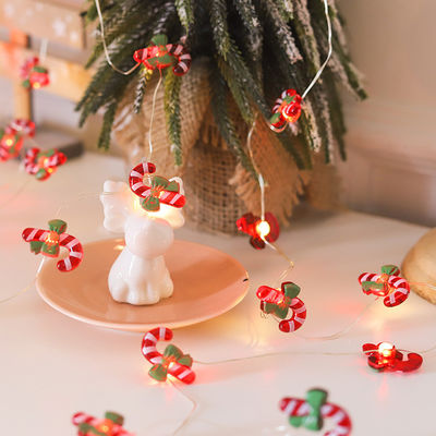 Rote LED Weihnachtslichter String Schneemann Weihnachtsmann Star Weihnachtsdekorationsprodukt