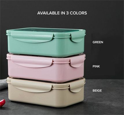 Lunchbox für Kinder/Erwachsene PP5 1400 ml Mikrowellenfrieren sicher BPA-frei mit Löffelgabel