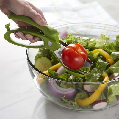 Salat-Schere mit PP-TPR-Handgriff Grünes Gemüse-Knipper zum Schneiden von Salaten